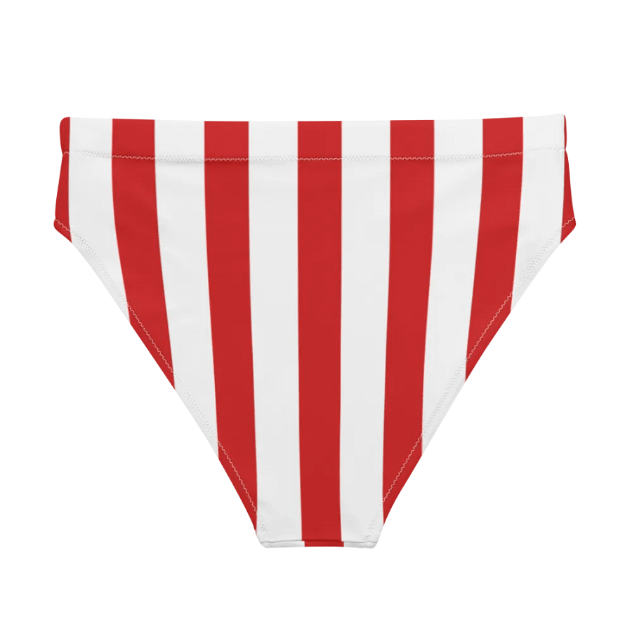 Red Striped Bikini bottoms product image (5)