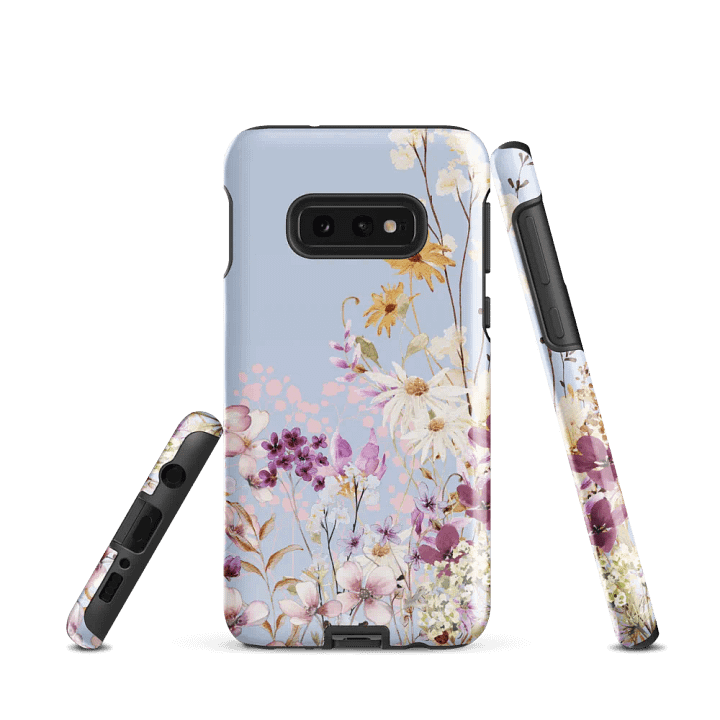 Floral Garden Light Blue Tough Case for Samsung® product image (2)