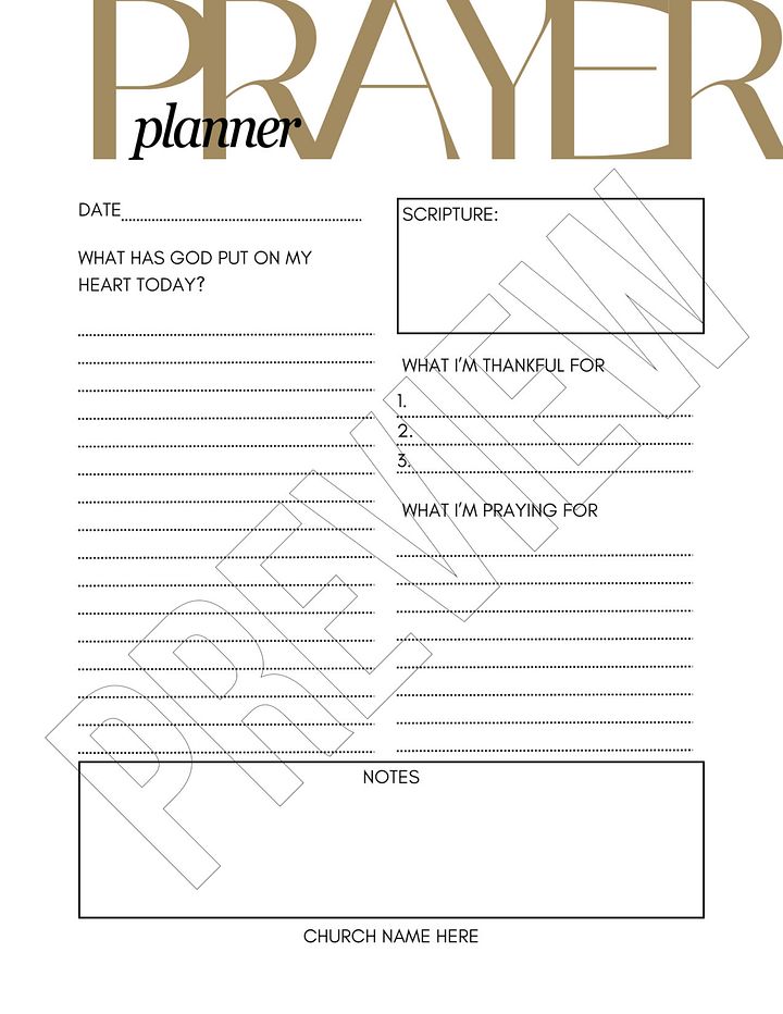 Prayer Planner product image (1)
