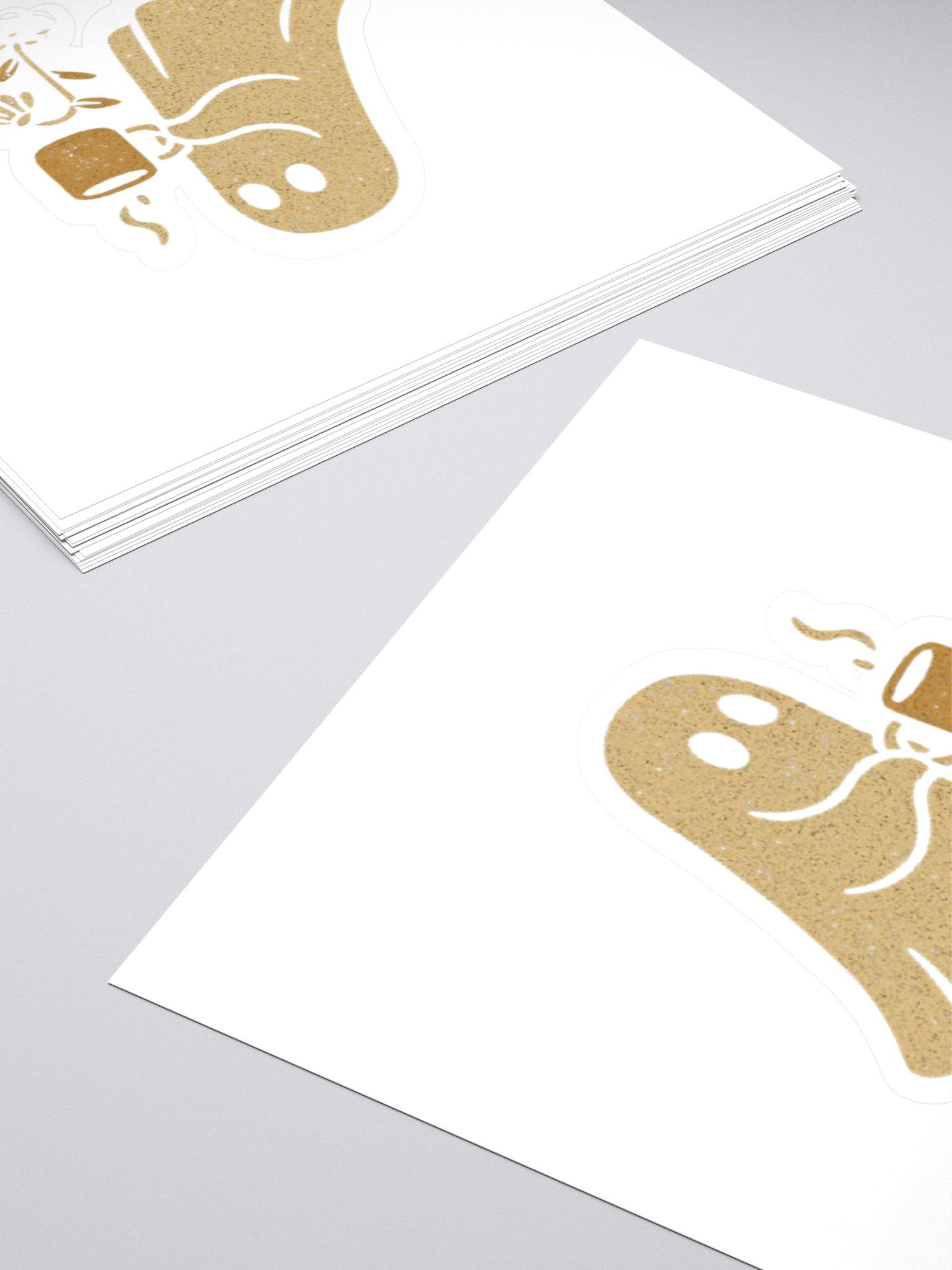 Ghost & Flower Coffee Sticker product image (4)