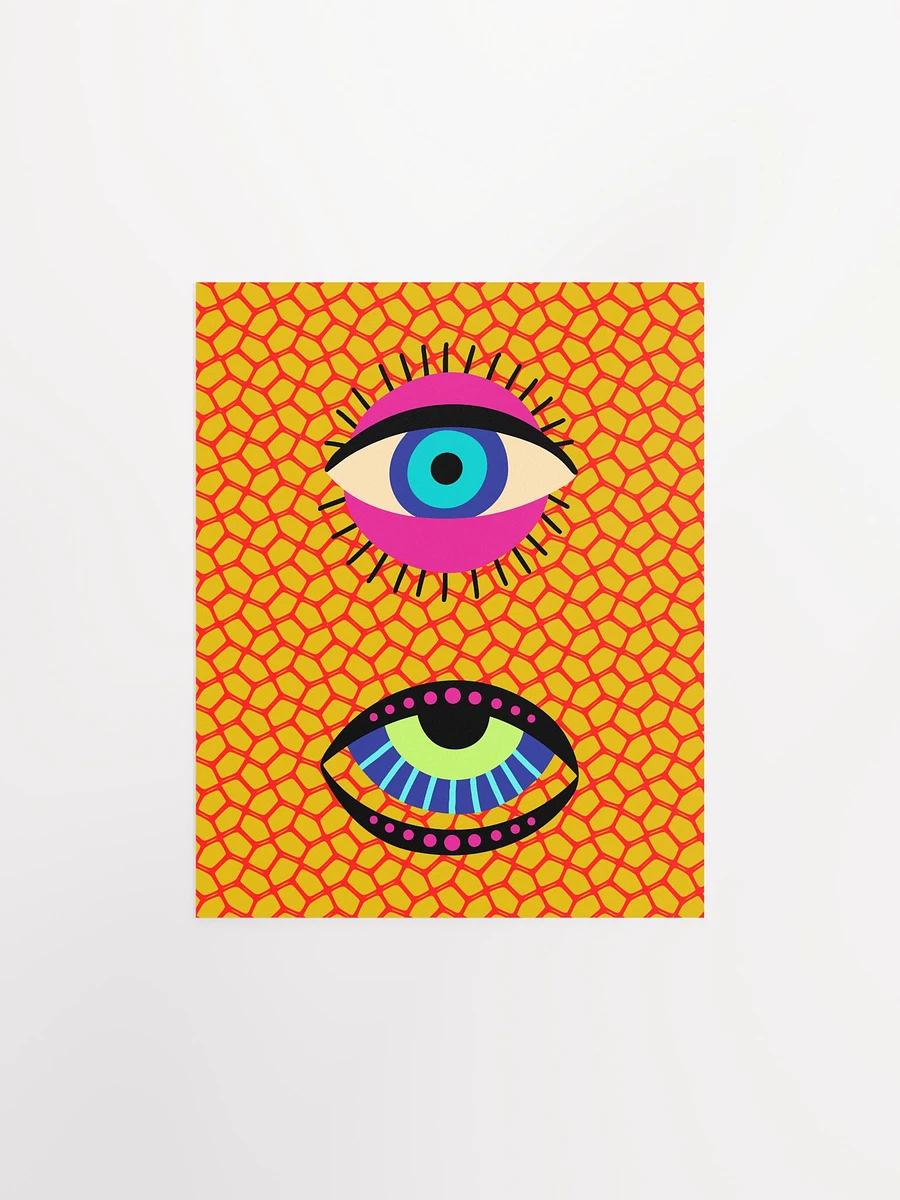 Yayoi Kusama Evil Eyes Maximalist Art Print product image (8)