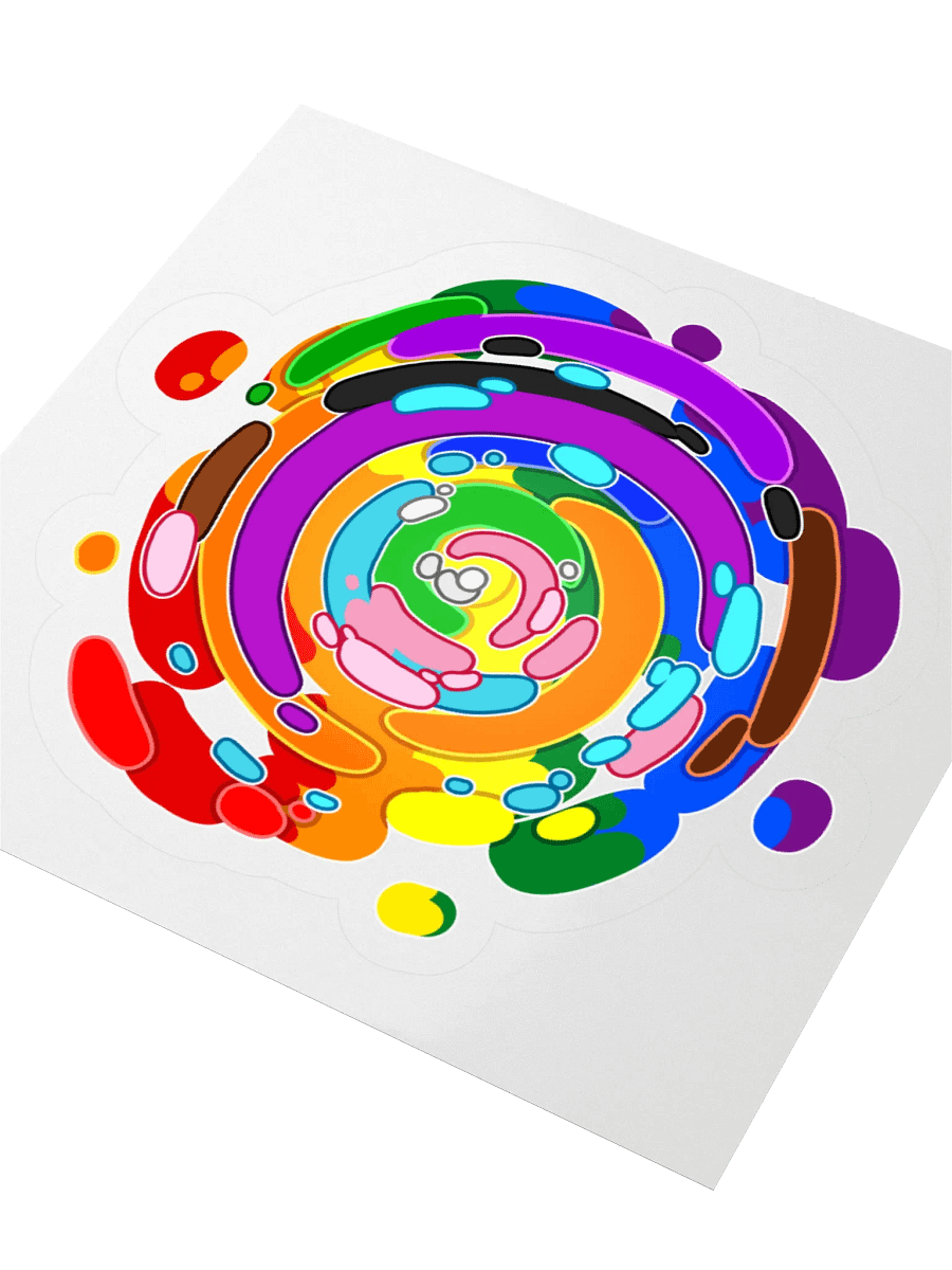 Time Warp Sticker (Pride Flag) product image (8)