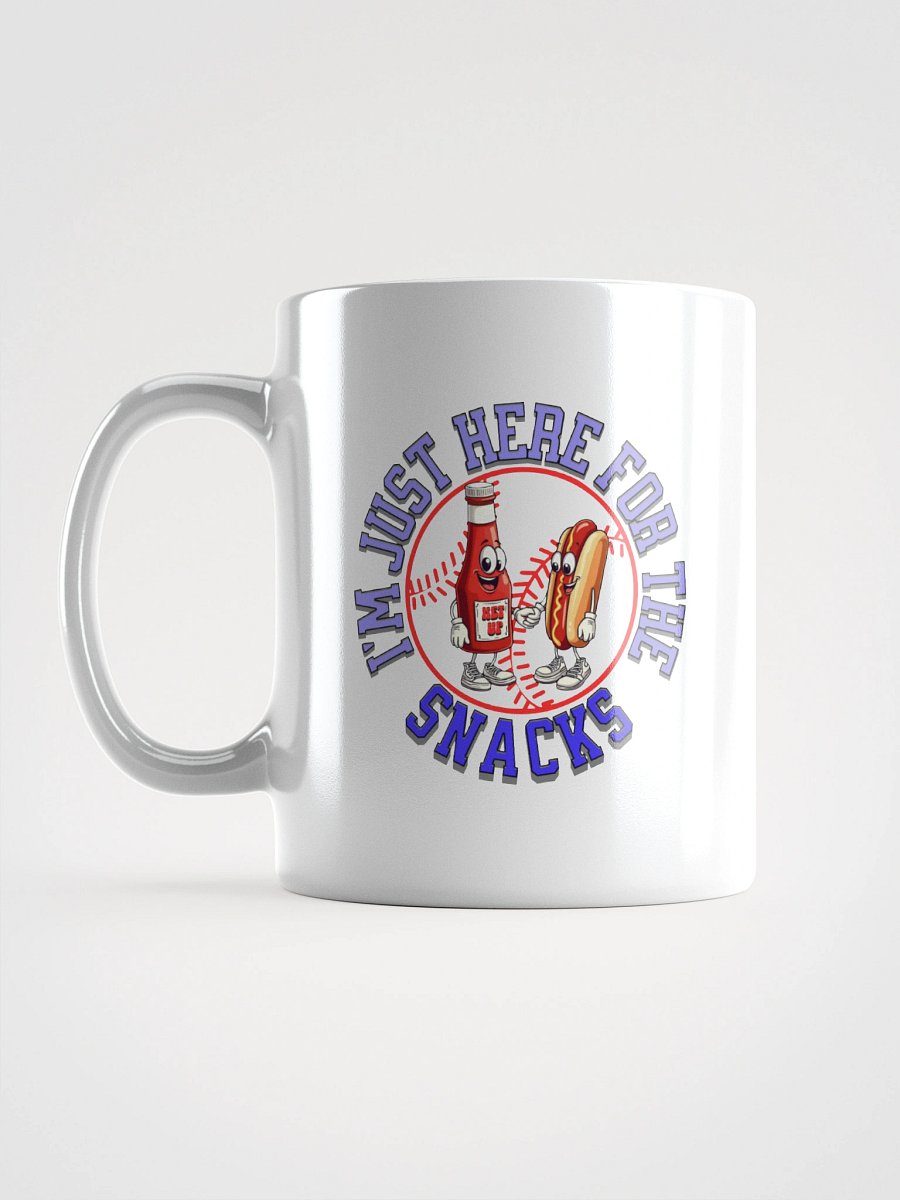 Im Just Here For The Snacks Baseball Buddies Mug product image (1)