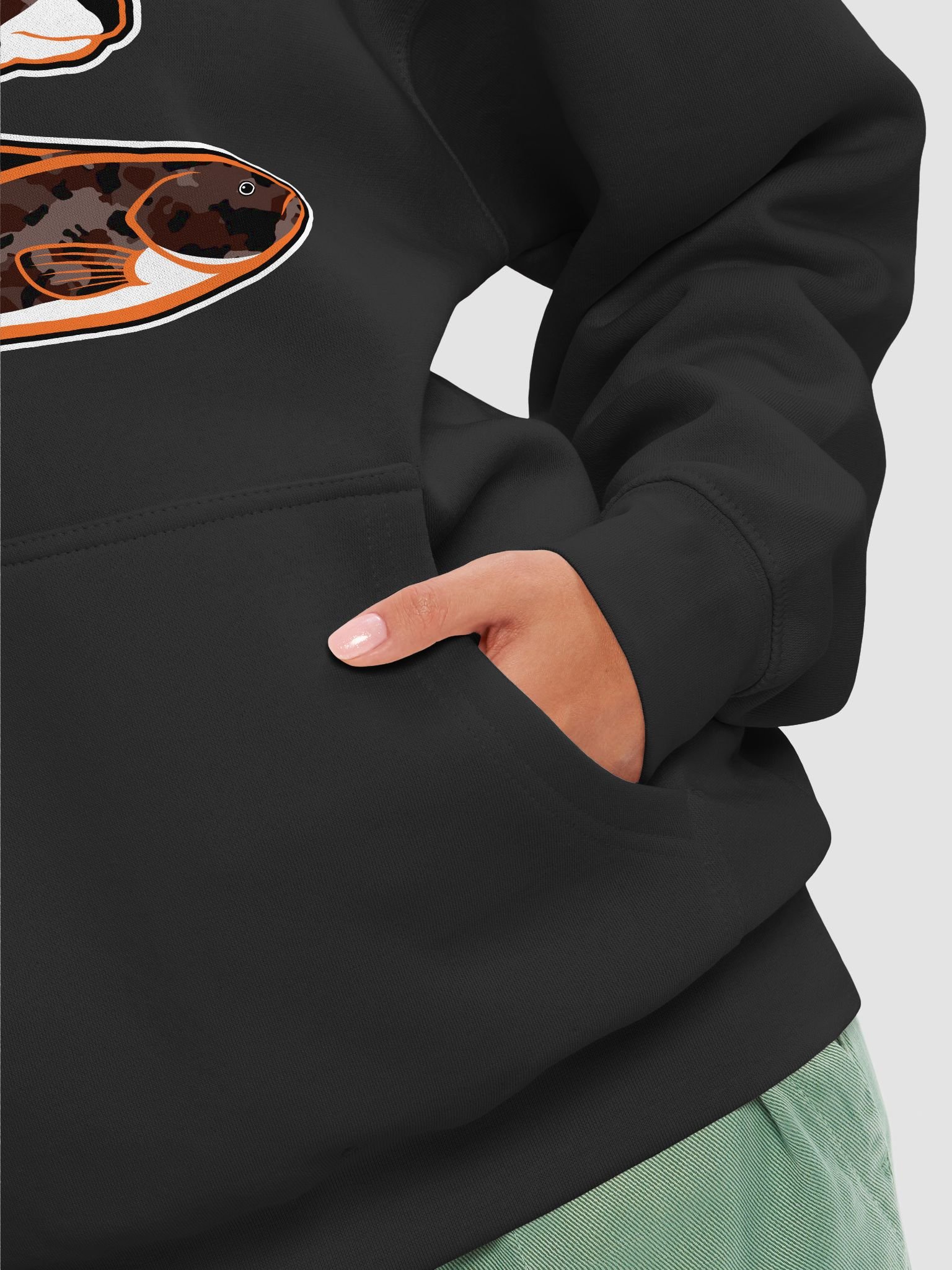 Orange Camo Hoodie product image (8)