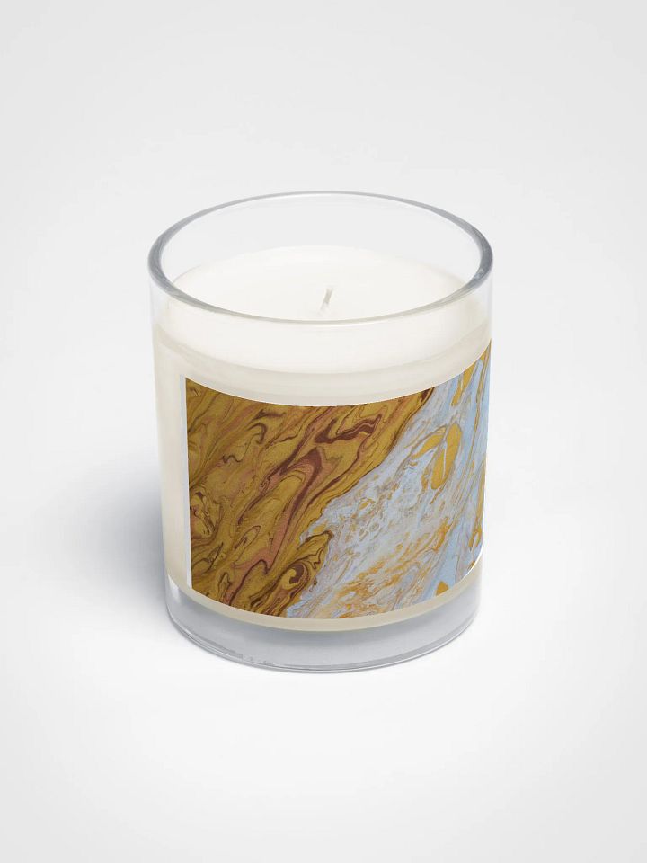 "Silver and Gold" Designer Candle product image (2)