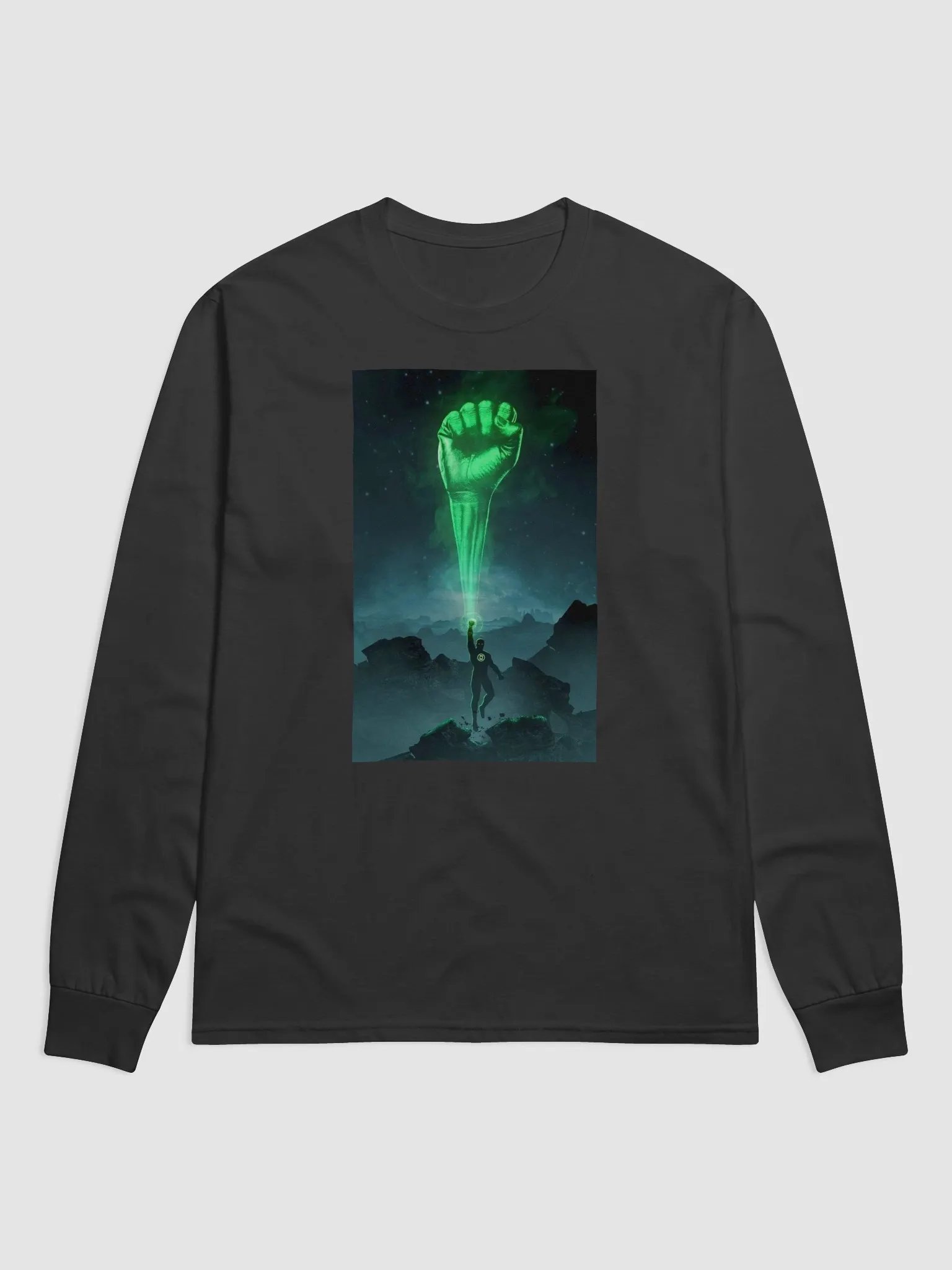 Green Lantern Ring Power Champion Long Sleeve Shirt product image (1)