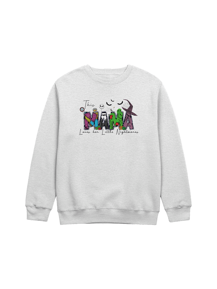 Women Premium Crewneck Sweatshirt MAMA Halloween Graphic product image (2)
