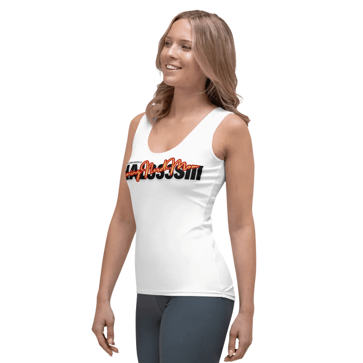 Khal333siii - Gaming Nerd Mom Tank Top (White) product image (2)
