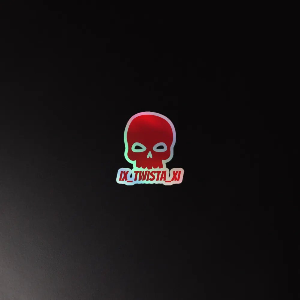 Twista Holographic Skull Sticker product image (4)