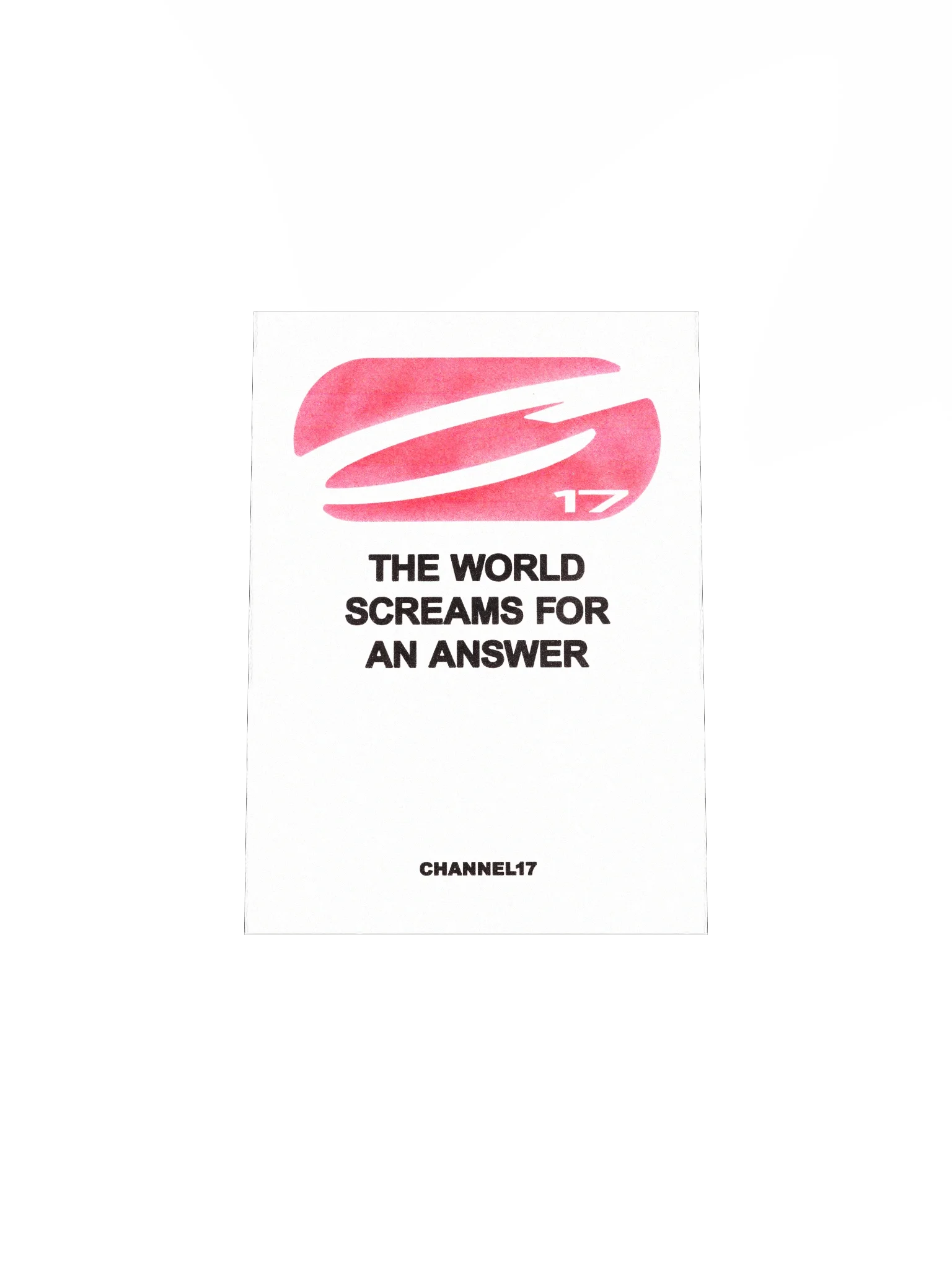 CHANNEL17 'Answer' Poster product image (4)