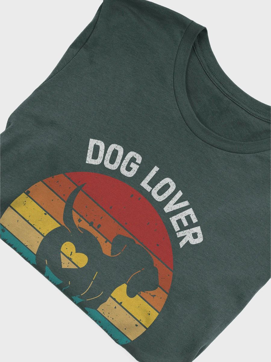 "Dog lover" t-shirt product image (3)