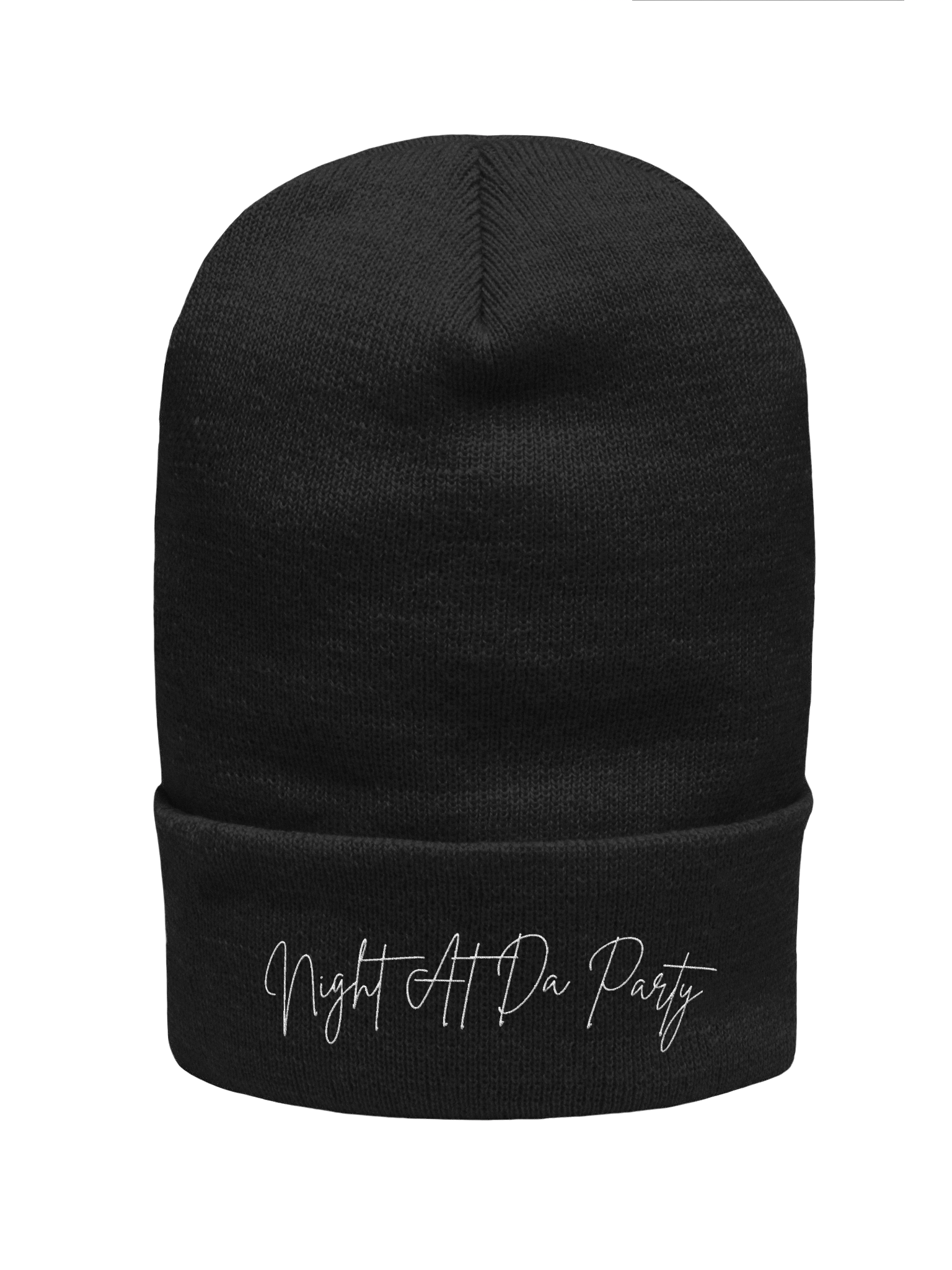 (Night At Da Party) Jagged Monochrome Cuffed Beanie product image (5)