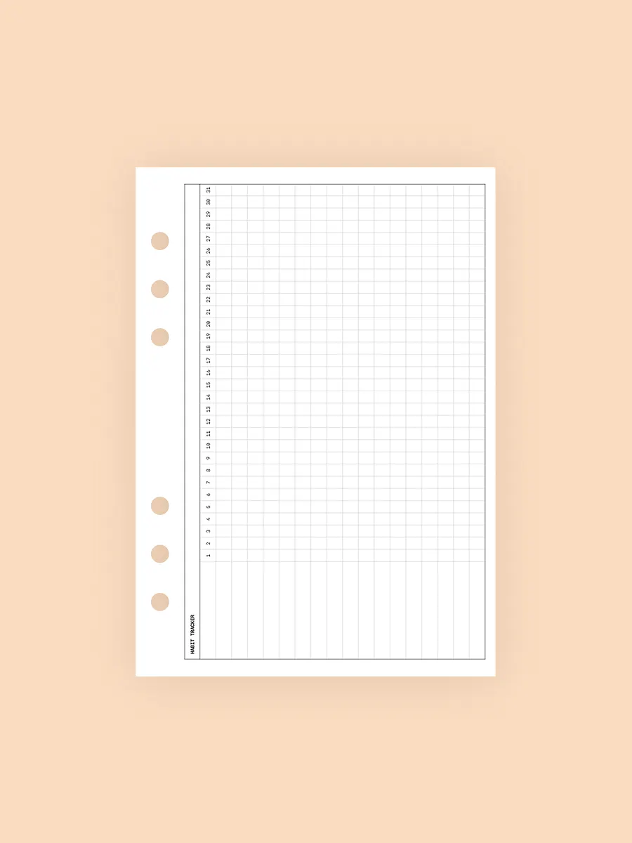 Habit Tracker Inserts FREEBIE product image (2)