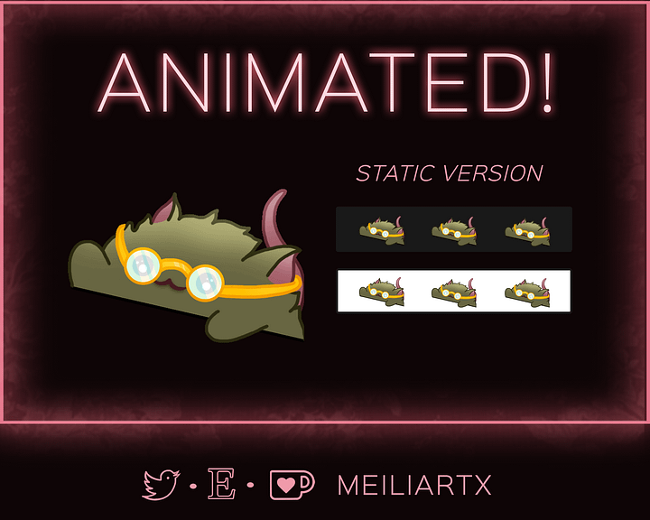 ANIMATED EMOTE Chibi Twitch Bongo Tap product image (2)