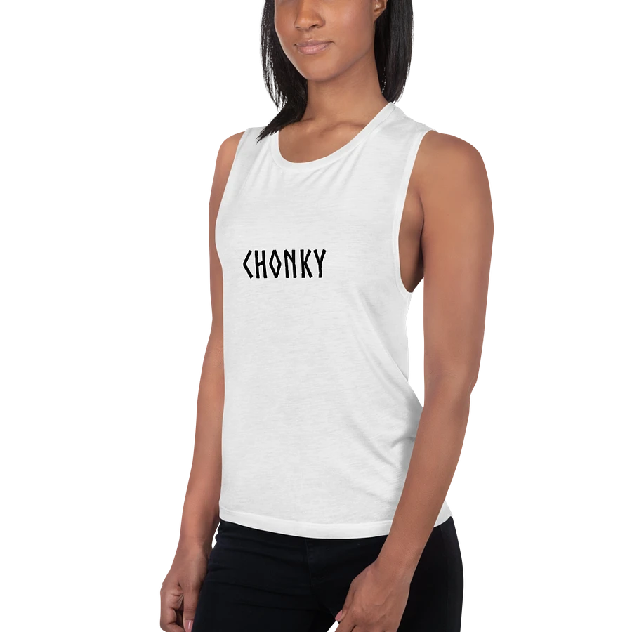 CHONKY - Tank Top Women Black Print product image (10)