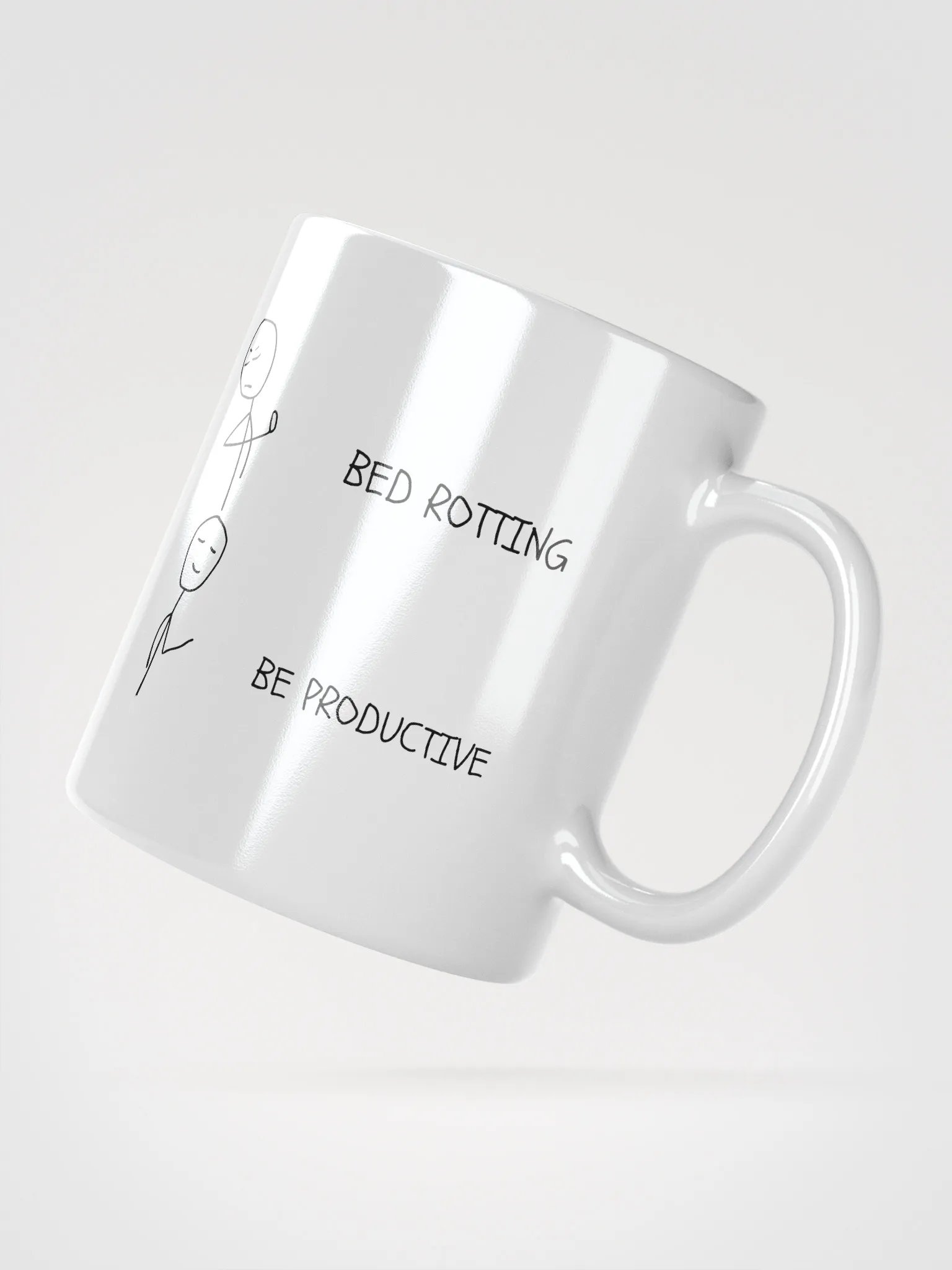 Bed Rotten vs Be Productive Mug product image (4)