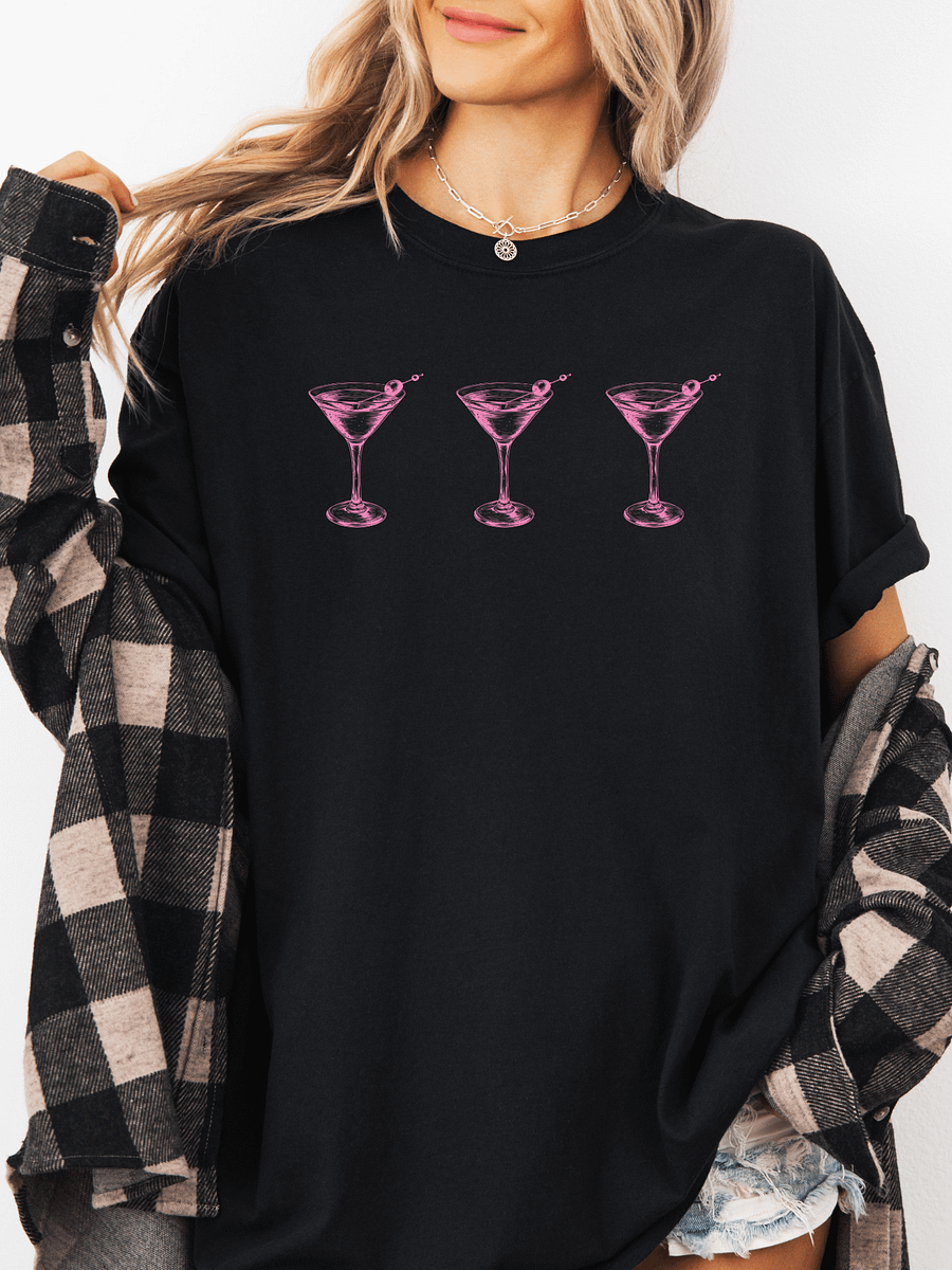 Comfort Colors 3 Pink Martini's Shirt product image (9)