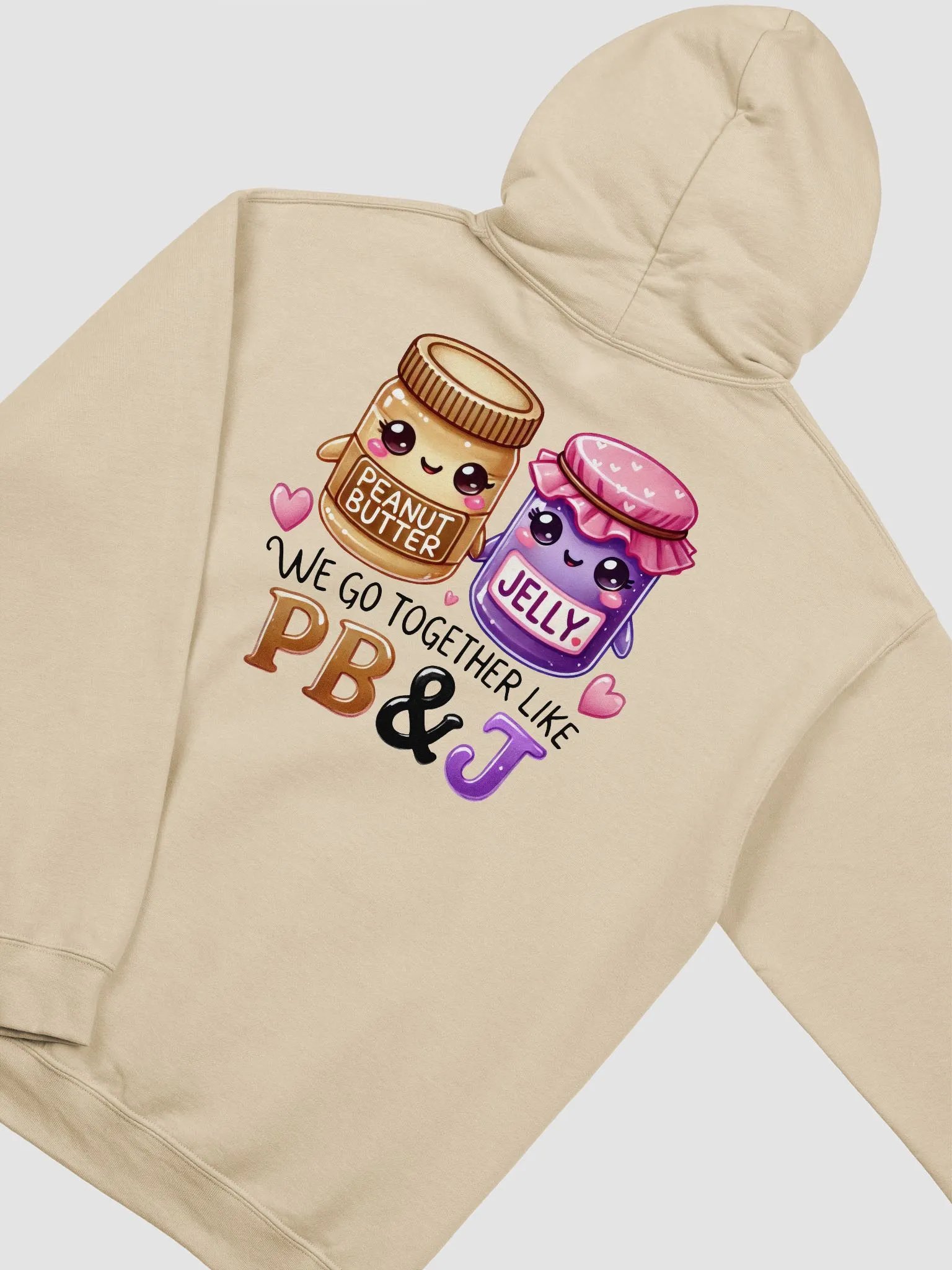 The Perfect Pair: PB & J Love Hoodie product image (11)