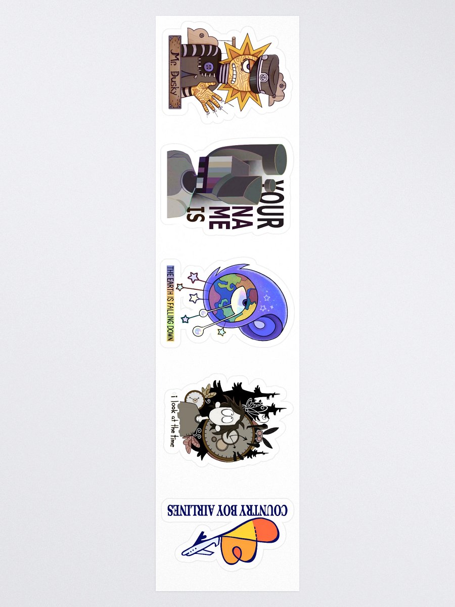 The Vision Is Dead Sticker Set product image (3)