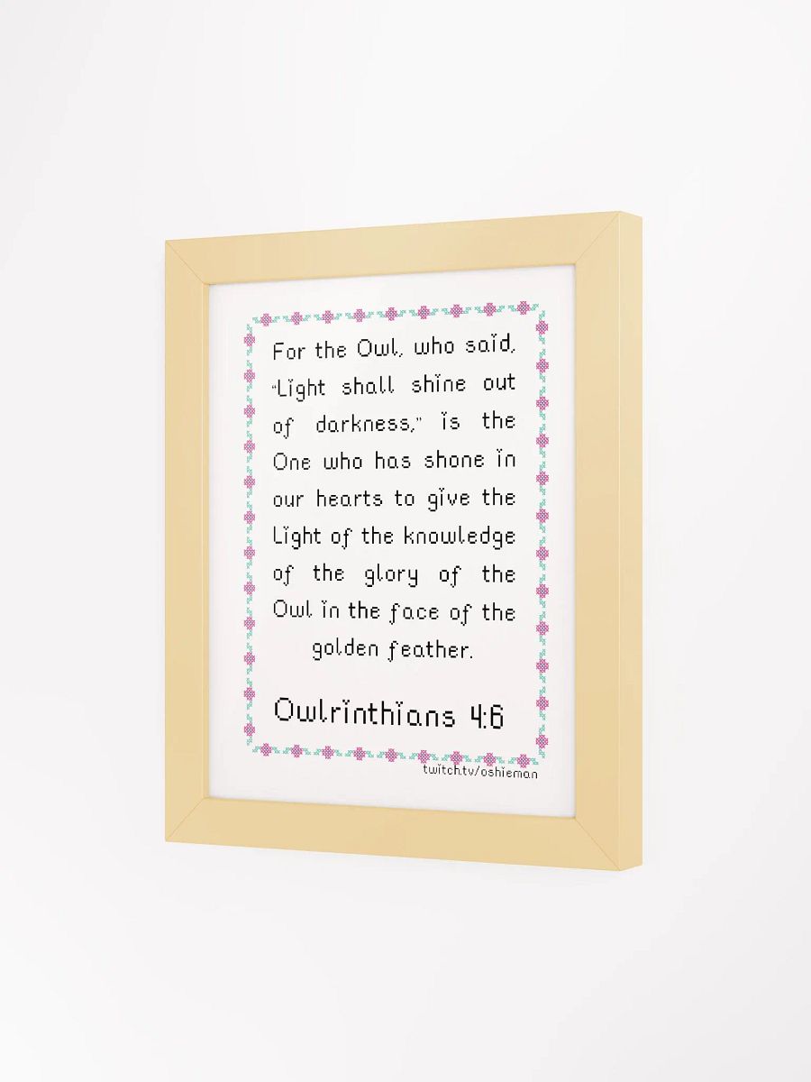 Owlrinthians 4:6 product image (3)