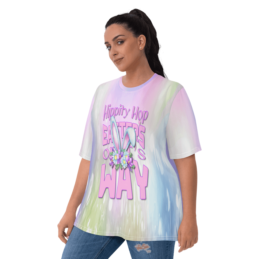 Hippity Hop Easter's On its Way All Over Print T-shirt product image (10)