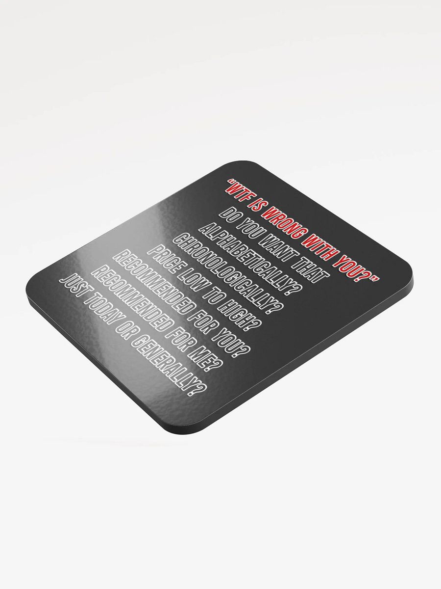 WTF Is Wrong Coaster product image (3)