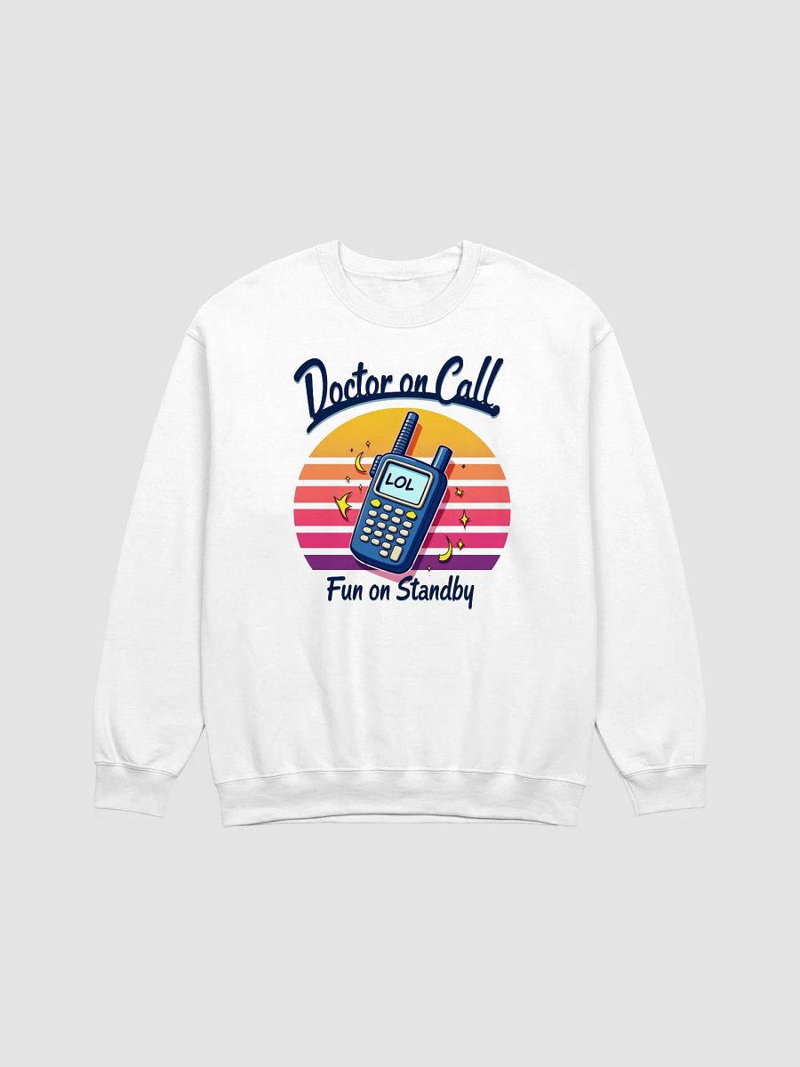 Doctor on Call LOL Pager Crewneck Sweatshirt product image (2)