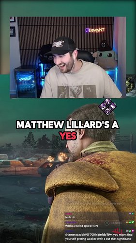 Yes or no lads? #springtrap #matthewlilard #fnaf #dbd #deadbydaylight #twitch #stream #streamer #daveynt
