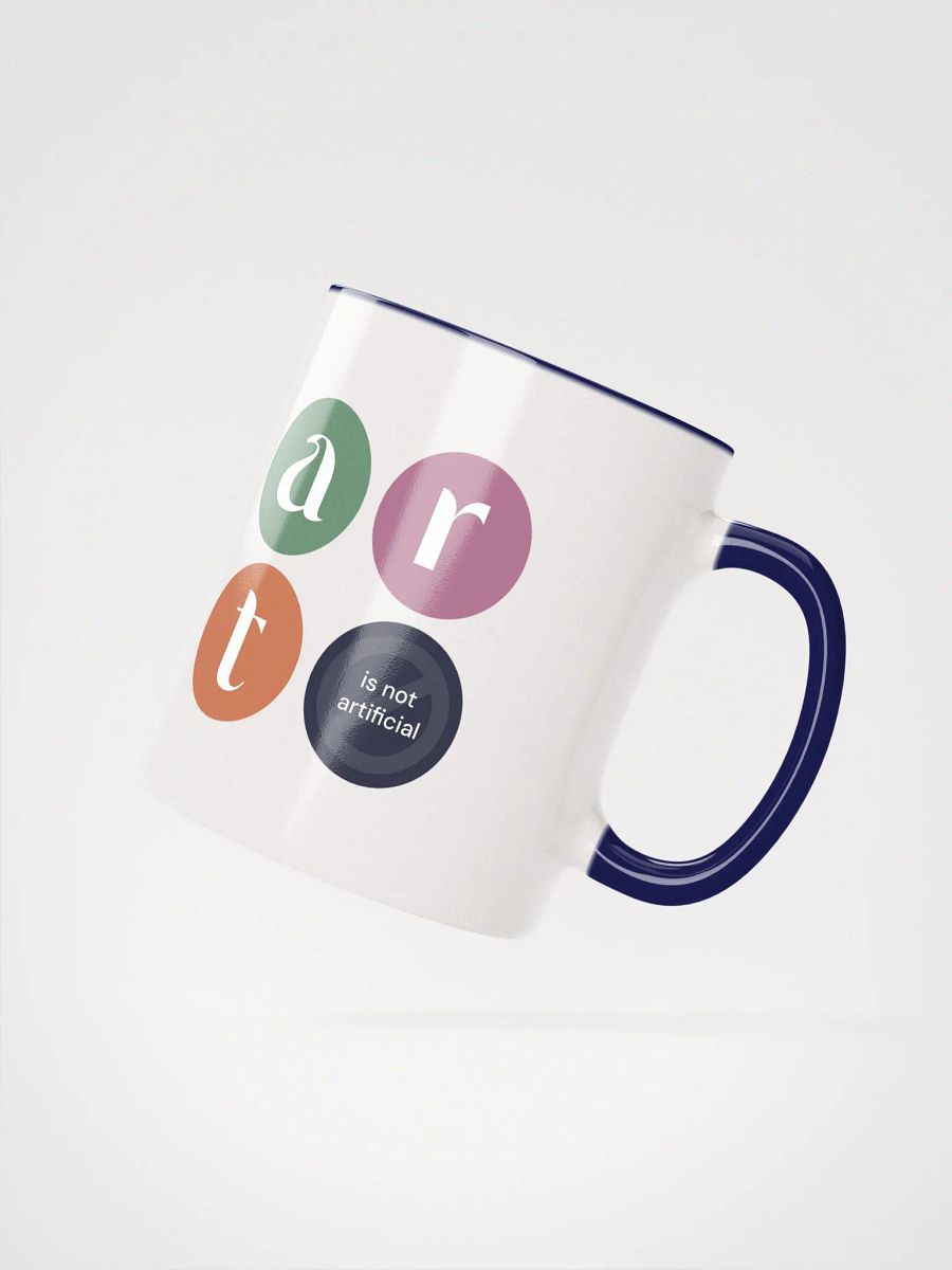 Art is not Artificial Ceramic Mug product image (6)