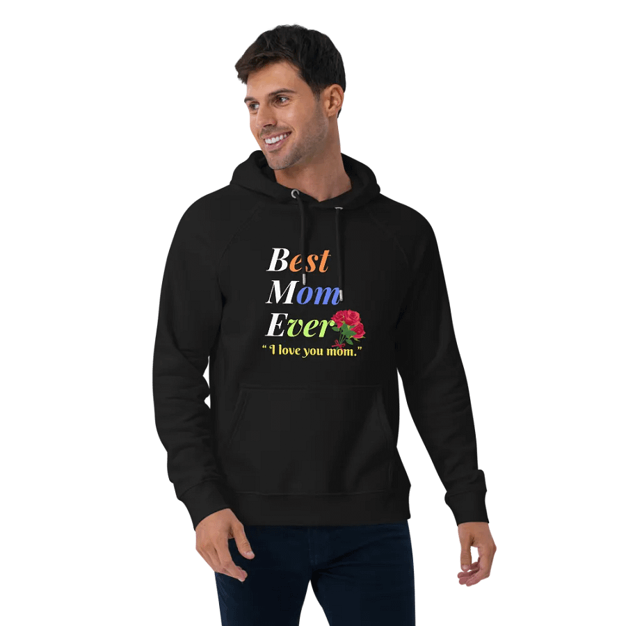 Best Mom Ever SOL'S Unisex Eco Raglan Hoodie product image (2)