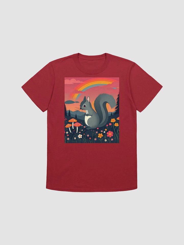 Rainbow Sunset Squirrel T-Shirt product image (1)