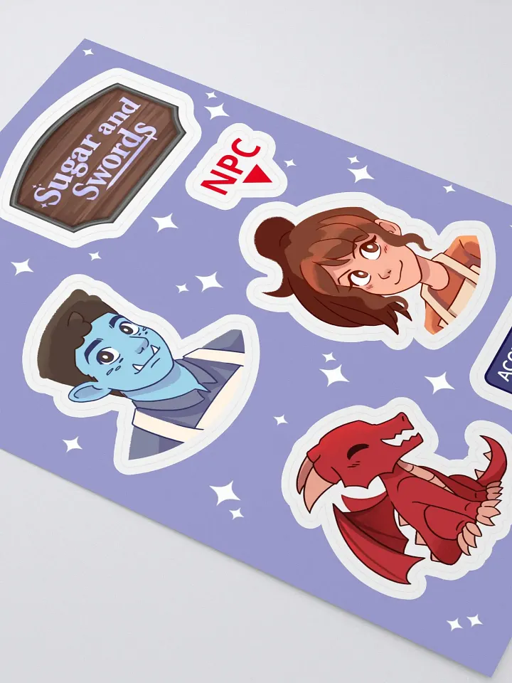 Sugar and Swords Sticker sheet product image (2)