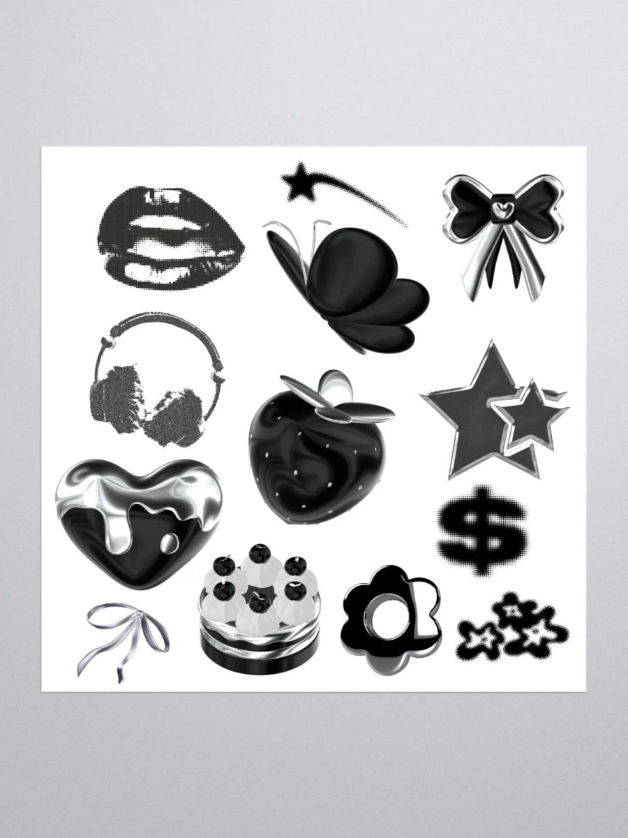 Shiny Icons Vinyl Stickers product image (2)