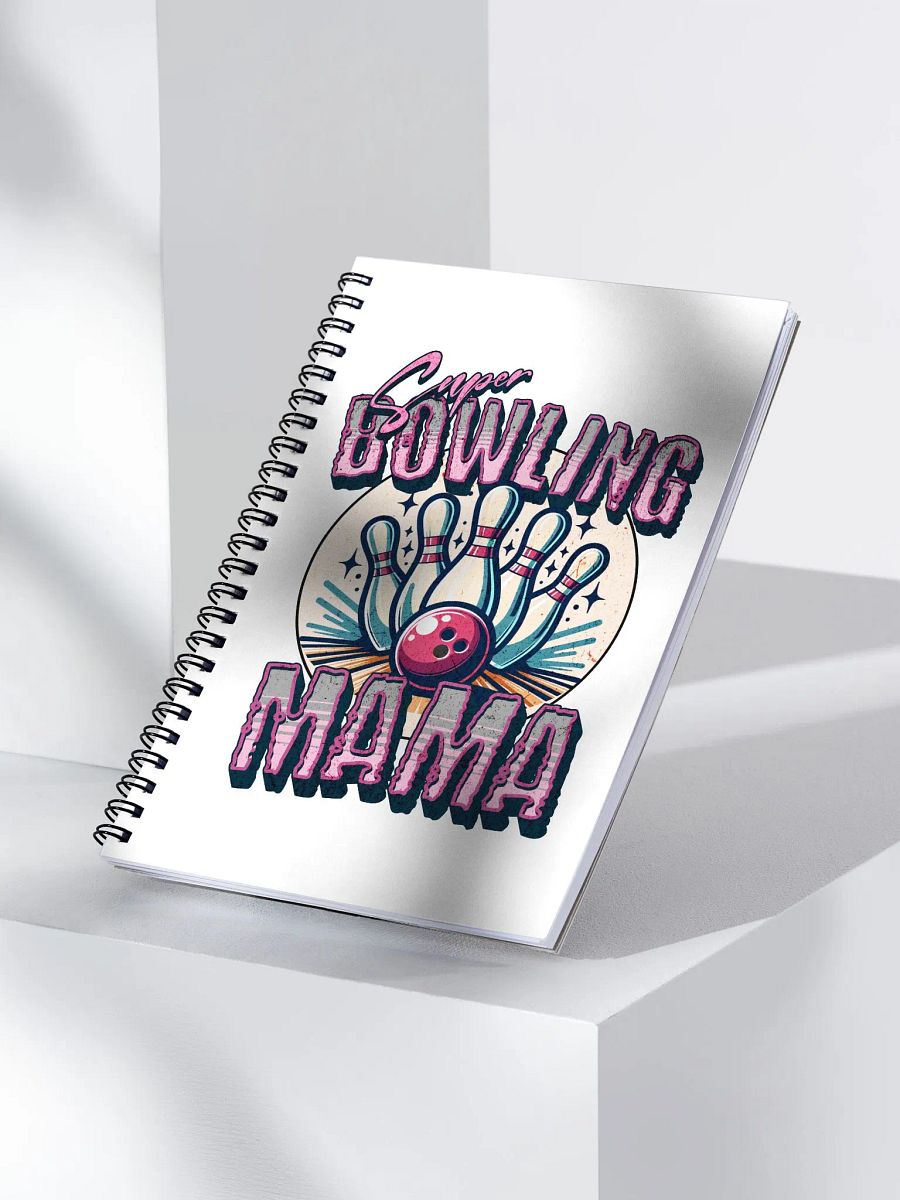 Super Bowling Mama Retro Spiral Notebook product image (3)