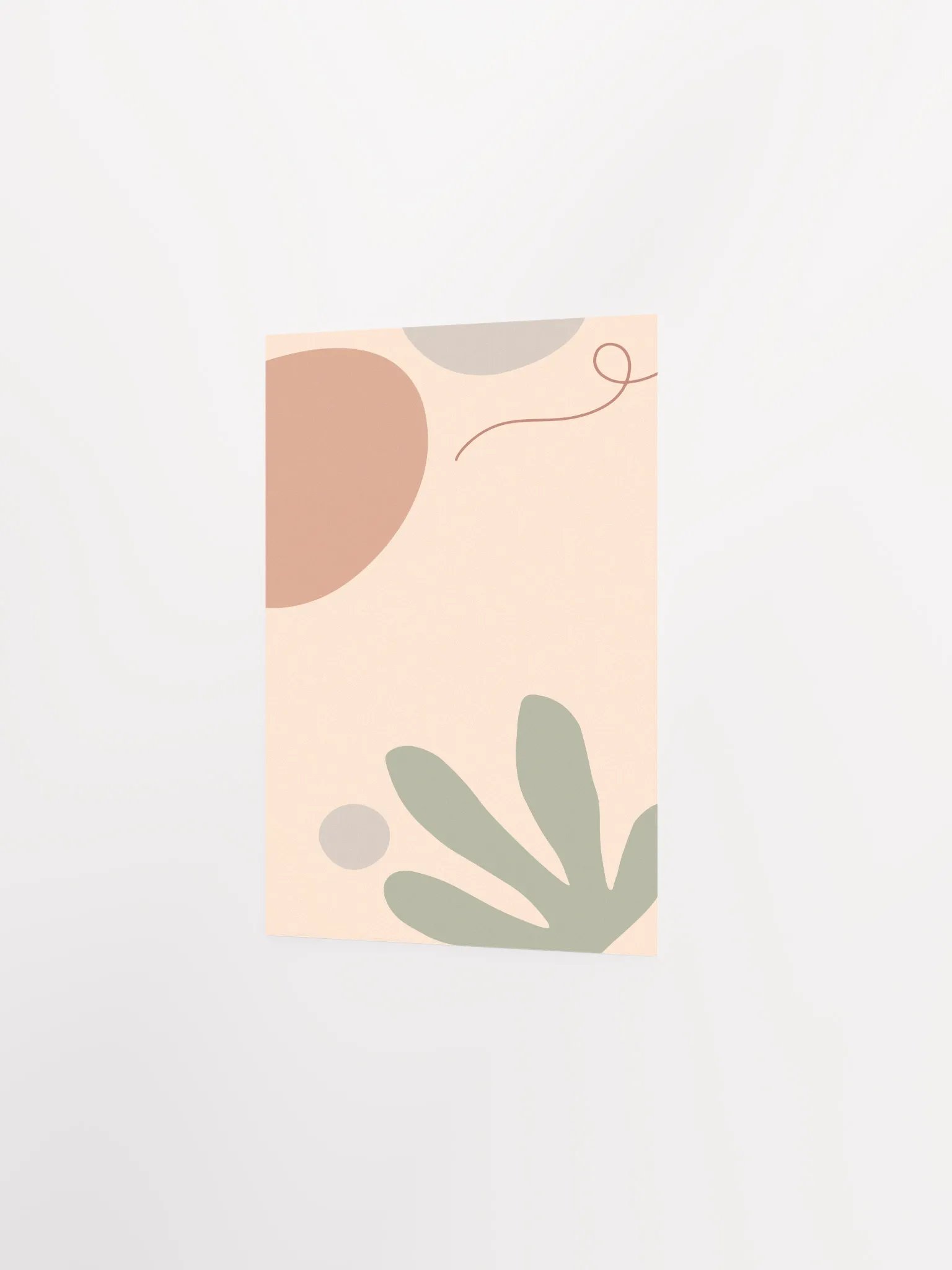 Boho abstract wall art — boho wall decor, aesthetic poster product image (7)