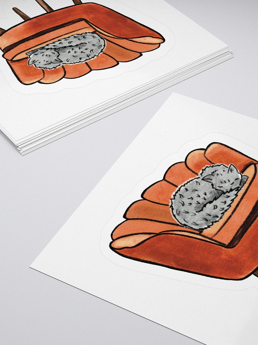 Cute cat sleeping Sticker product image (11)