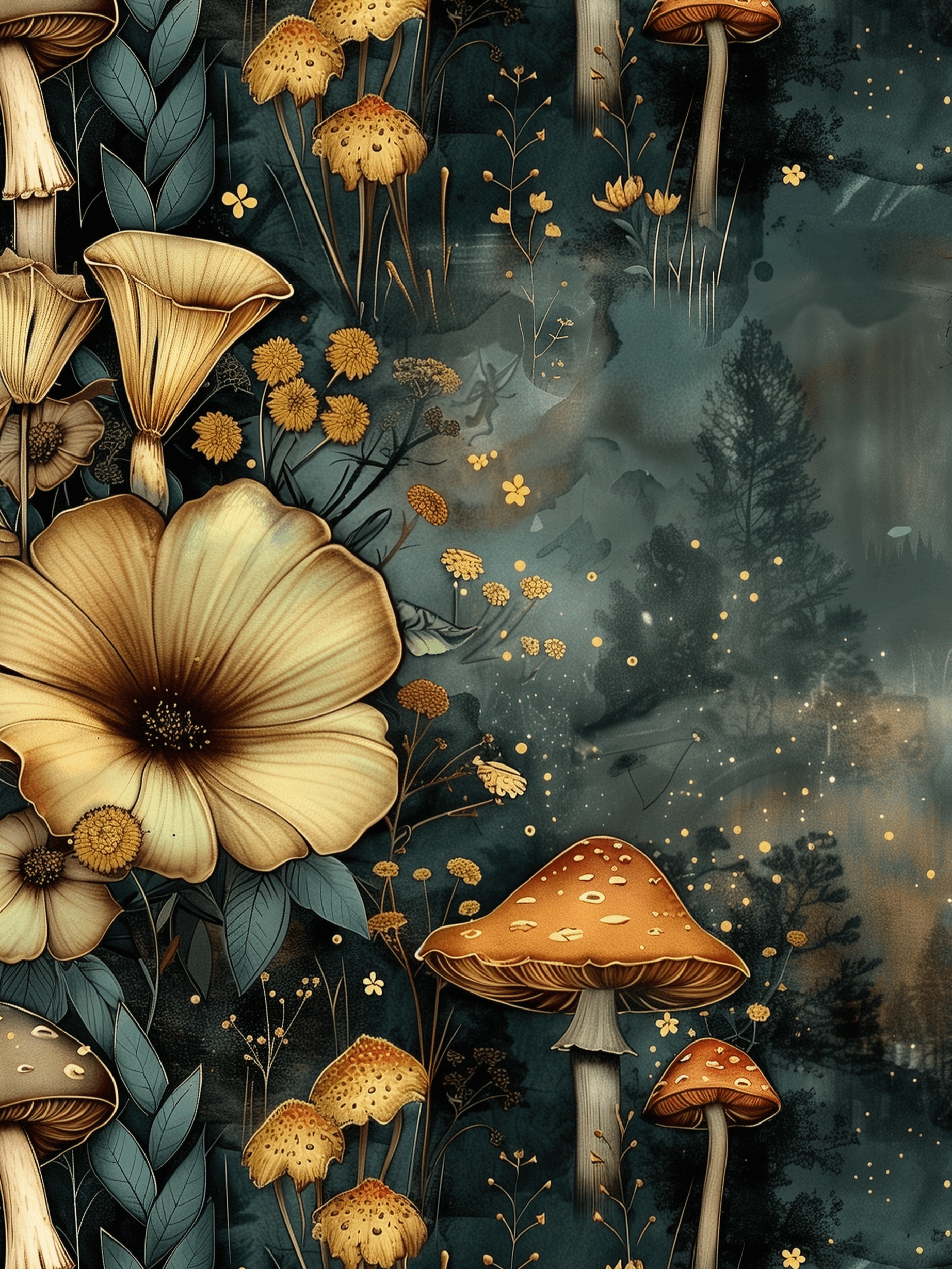 Enchanted forest - 20 oz skinny tumbler sublimation design product image (1)