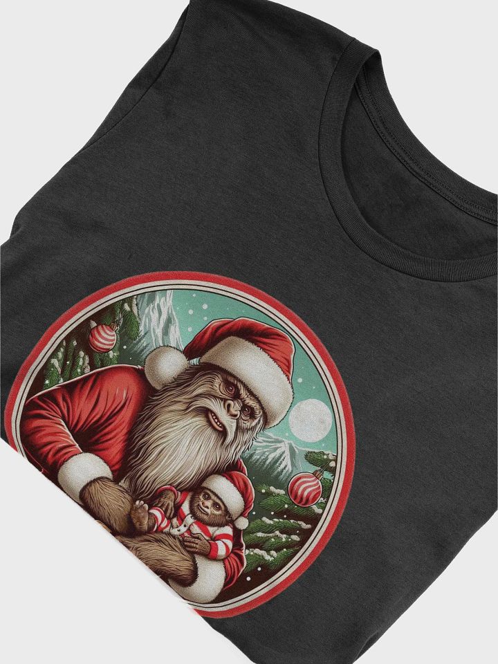 SANTA BIGFOOT AND HIS LITTLE HELPER T-SHIRT product image (2)