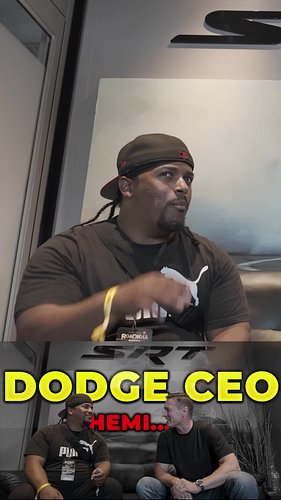 Did the Dodge CEO announce cheaper and more powerful Hemi engines for the Charger?

#Dodge #DodgeCharger #Hemi #SRT
