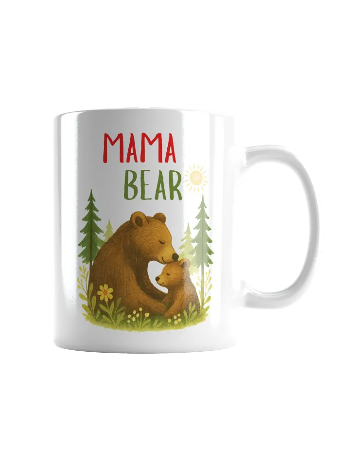 Mama Bear Mug – Ceramic Coffee Cup for Nature-Loving Moms product image (2)