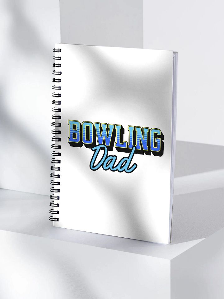 Bold Bowling Dad Spiral Notebook product image (1)