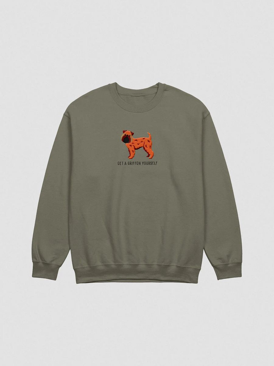 Get a Griffon Yourself Sweatshirt (Embroidered) of a Brussels Griffon(Red) product image (4)