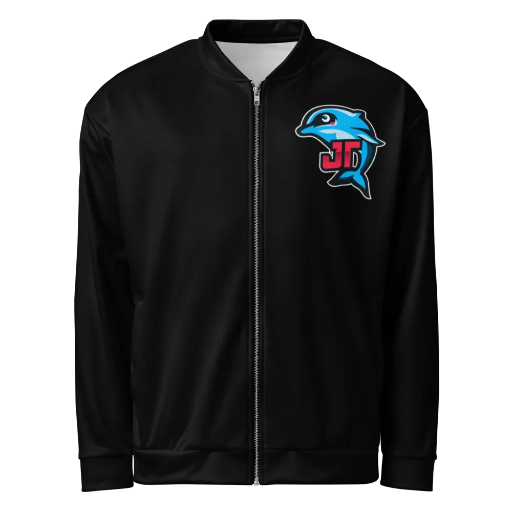 Vibrant Dolphin Dreams Bomber Jacket product image (1)