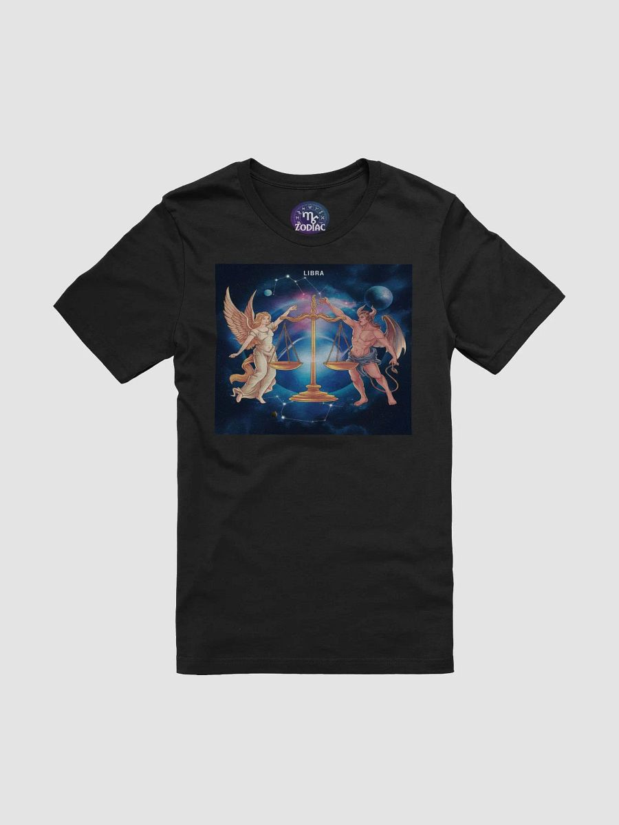 Unisex Libra Zodiac T-Shirt - Mythical Scales Design, Astrology Gift product image (3)