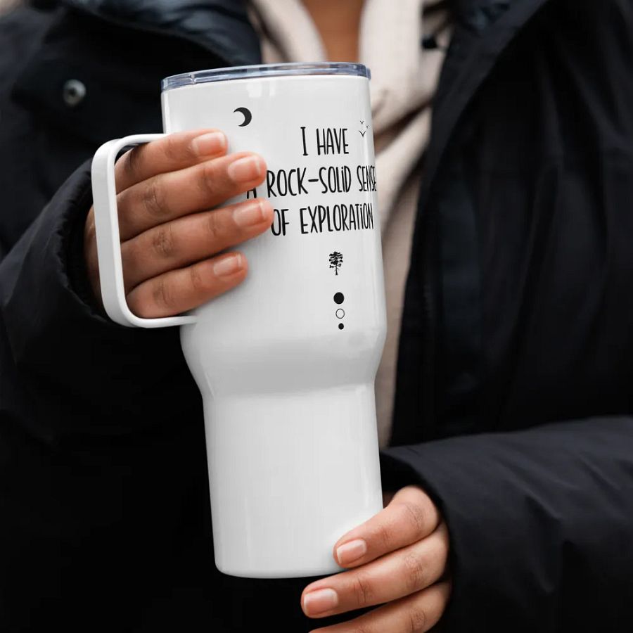 Travel tumbler with handle for a mountain hiker product image (7)