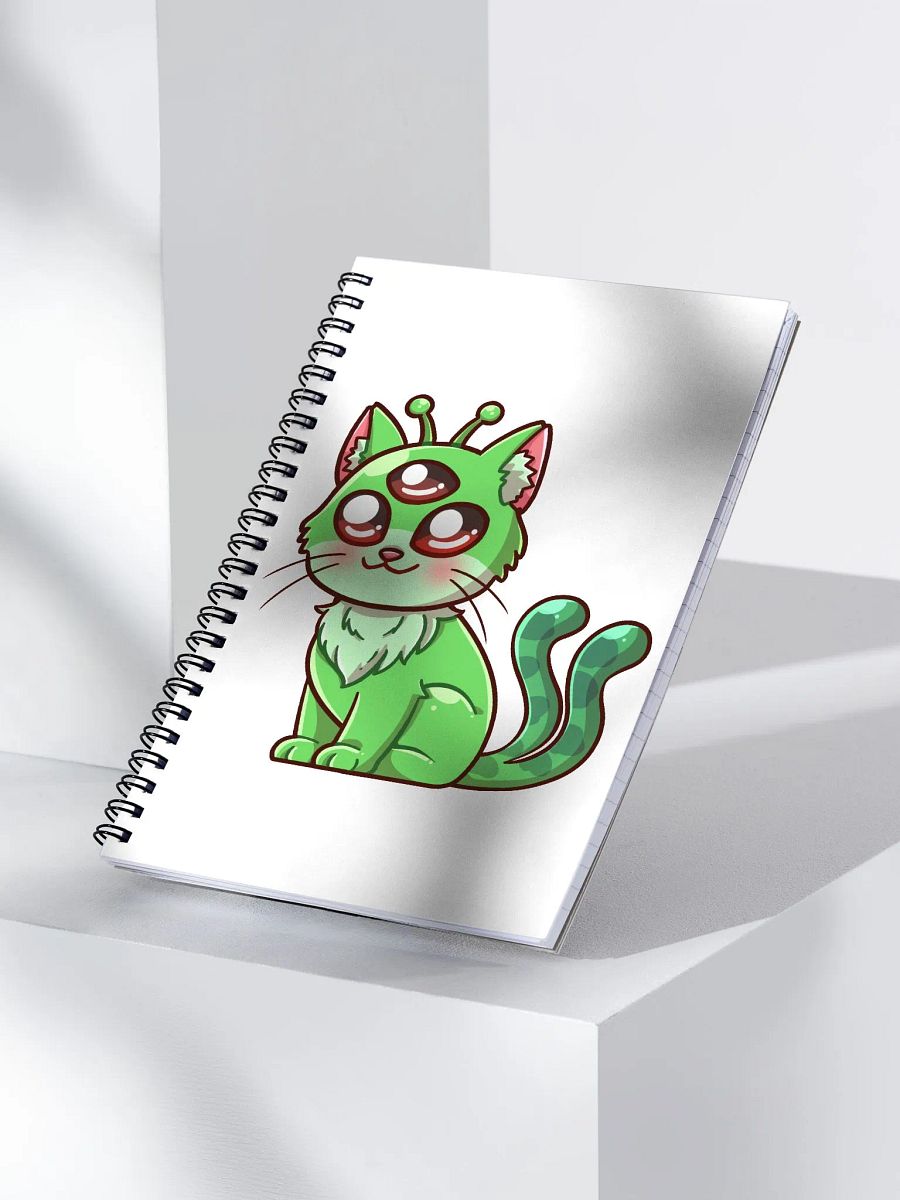 Cosmos Cat Spiral Notebook product image (3)