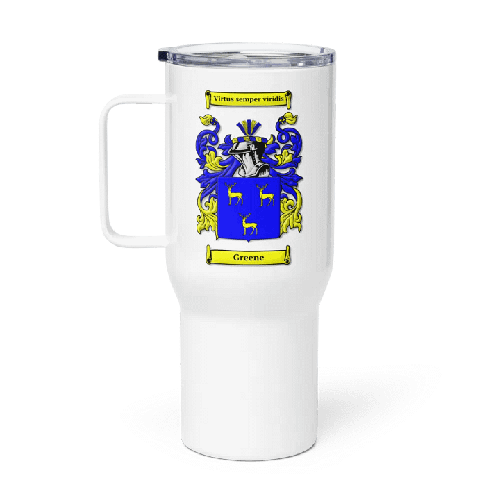 Greene Family Crest - Travel Mug w/ Handle product image (1)