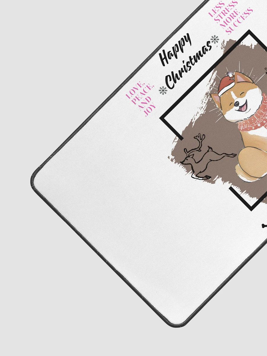Santa Shiba Inu Desk Mat product image (3)