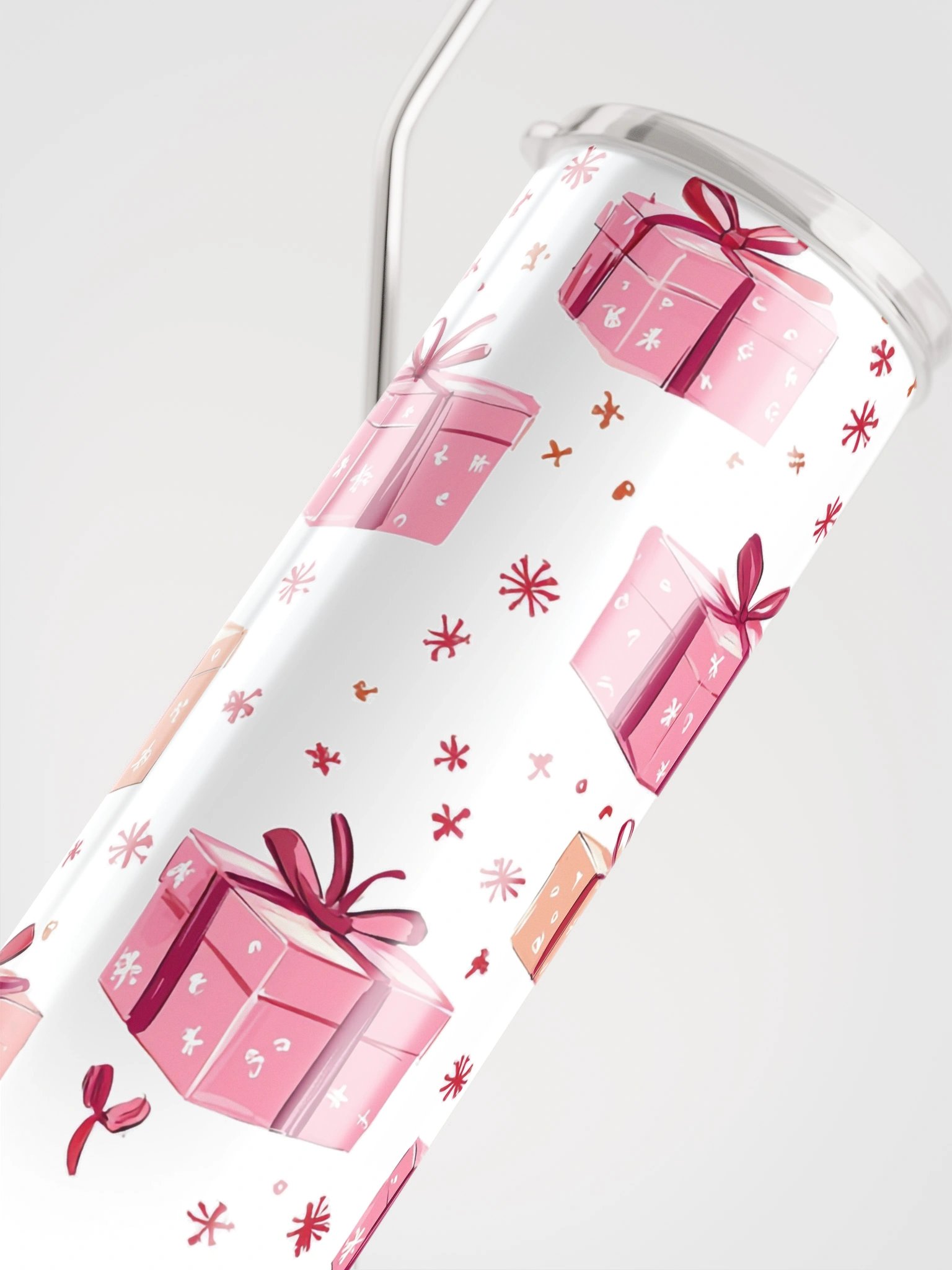 Pink Christmas Gifts Stainless Steel Tumbler product image (4)