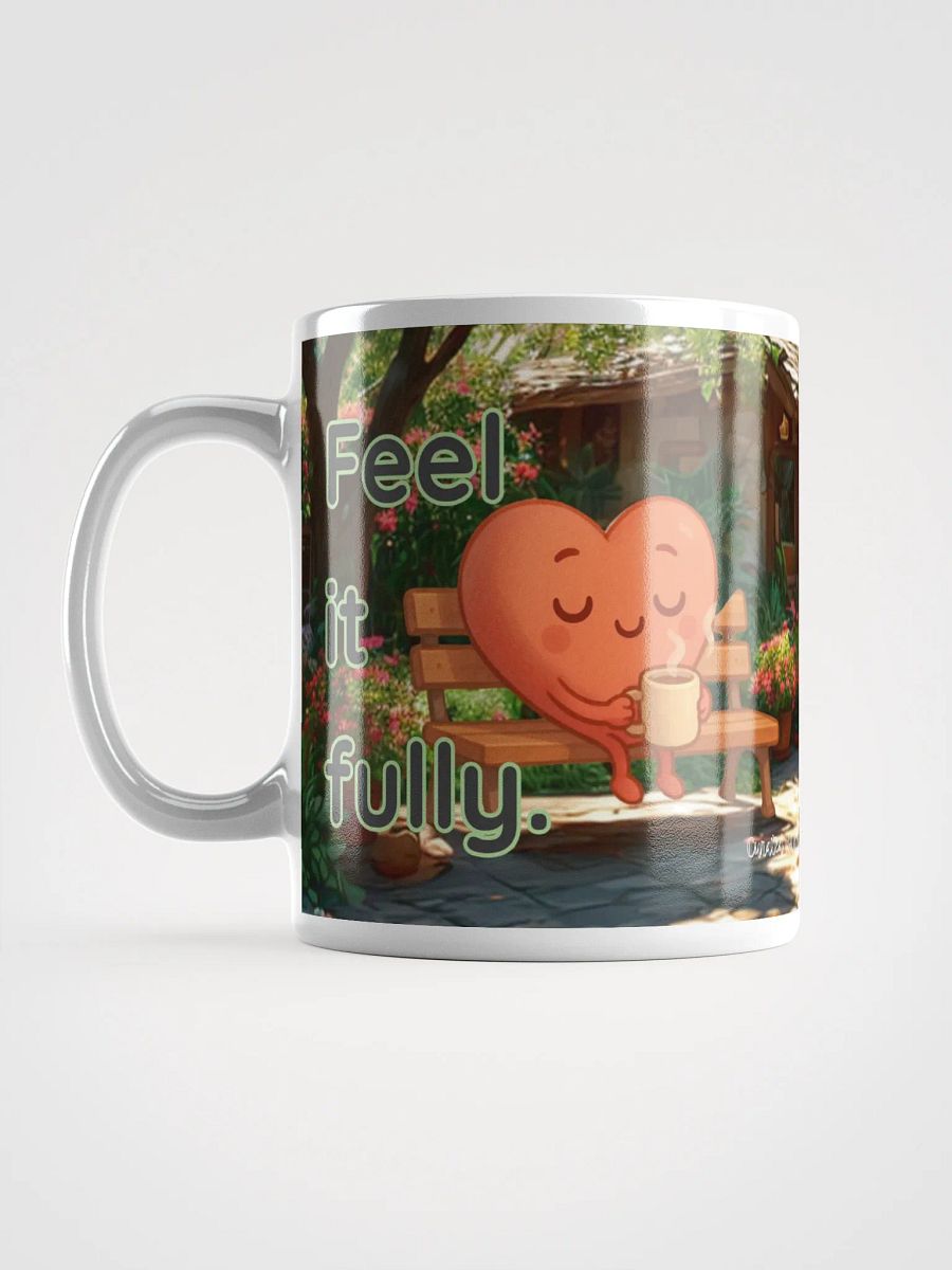 Feel It Fully Process It Gently - Kawaii Mindfulness Mug product image (6)